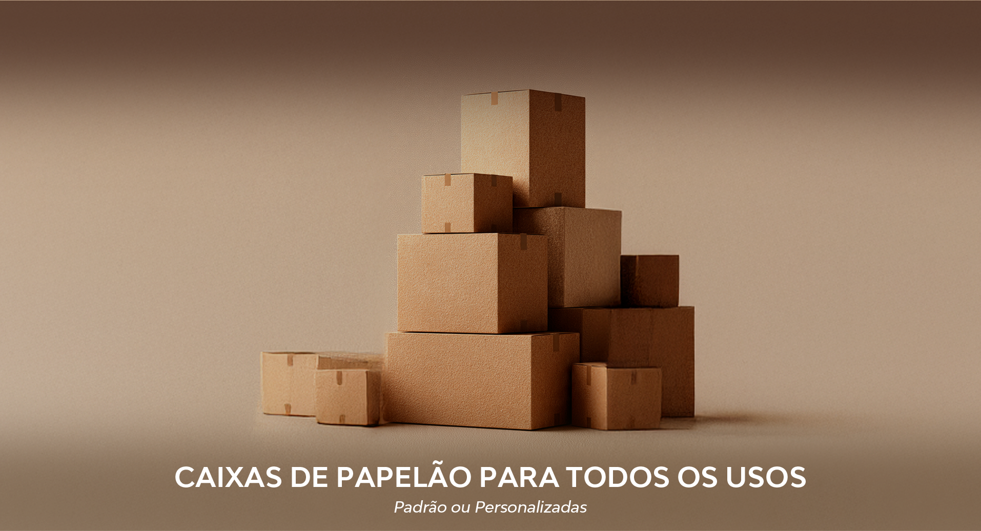 Caixas de papelão para todos os usos