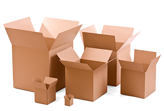 Caixas padrão de papelão